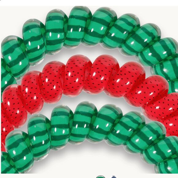 NWT Teleties Hair Ties Bracelets Slice of Summer - Picture 4 of 10